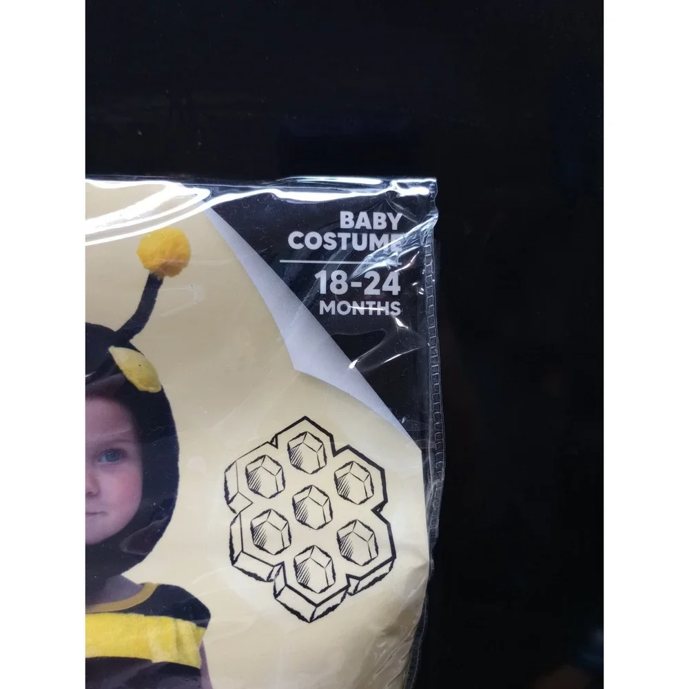 Baby Bumble Bee Costume 18–24 Months Spooktacular Creations Hood Wings Halloween